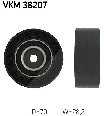 Skf Umlenk-/Führungsrolle, Keilrippenriemen [Hersteller-Nr. VKM38207] für BMW