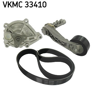 Skf Wasserpumpe + Keilrippenriemensatz [Hersteller-Nr. VKMC33410] für Ds, Mini, Citroën, Peugeot