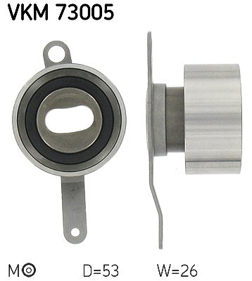 Skf Spannrolle, Zahnriemen [Hersteller-Nr. VKM73005] für VW, Honda