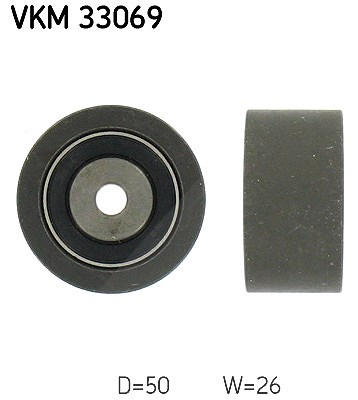 Skf Umlenk-/Führungsrolle, Keilrippenriemen [Hersteller-Nr. VKM33069] für Citroën, Suzuki, Peugeot, Lancia, Fiat