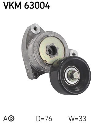 Skf Spannrolle, Keilrippenriemen [Hersteller-Nr. VKM63004] für Honda