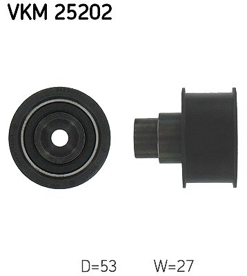 Skf Umlenk-/Führungsrolle, Zahnriemen [Hersteller-Nr. VKM25202] für Opel, Vauxhall, Bedford