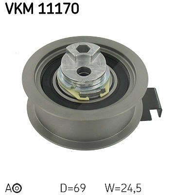 Skf Spannrolle, Zahnriemen [Hersteller-Nr. VKM11170] für Audi