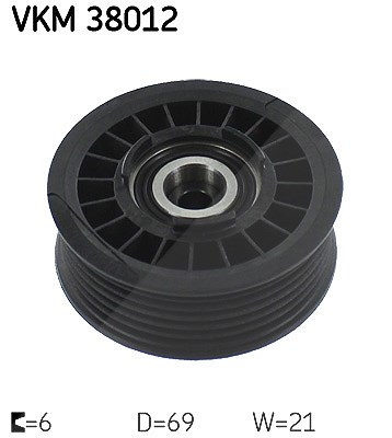 Skf Umlenk-/Führungsrolle, Keilrippenriemen [Hersteller-Nr. VKM38012] für Mercedes-Benz