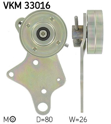Skf Spannrolle, Keilrippenriemen [Hersteller-Nr. VKM33016] für Citroën, Peugeot