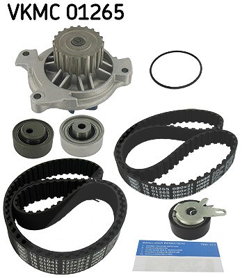 Skf Wasserpumpe + Zahnriemensatz [Hersteller-Nr. VKMC01265] für Audi