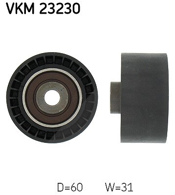 Skf Umlenk-/Führungsrolle, Zahnriemen [Hersteller-Nr. VKM23230] für Citroën, Fiat, Peugeot, Lancia
