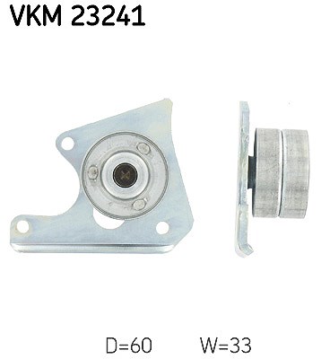 Skf Umlenk-/Führungsrolle, Zahnriemen [Hersteller-Nr. VKM23241] für Fso, Suzuki, Rover, Fiat, Peugeot, Citroën, Hyundai, Lada, Geo