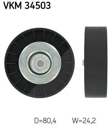 Skf Umlenk-/Führungsrolle, Keilrippenriemen [Hersteller-Nr. VKM34503] für Saab