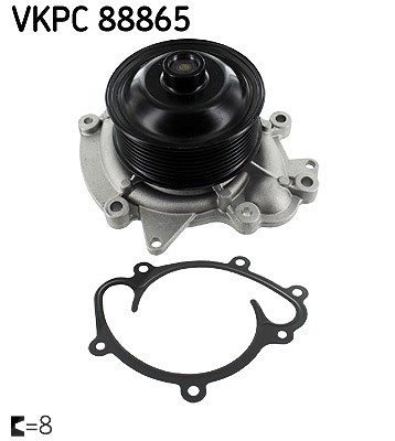 Skf Wasserpumpe [Hersteller-Nr. VKPC88865] für Mercedes-Benz