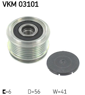 Skf Generatorfreilauf [Hersteller-Nr. VKM03101] für Seat, VW, Audi, Skoda