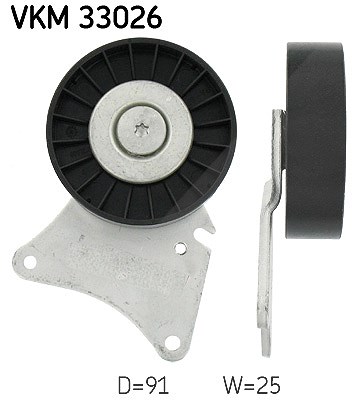 Skf Umlenk-/Führungsrolle, Keilrippenriemen [Hersteller-Nr. VKM33026] für Peugeot, Citroën