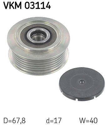 Skf Generatorfreilauf [Hersteller-Nr. VKM03114] für VW, Volvo