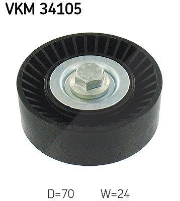 Skf Umlenk-/Führungsrolle, Keilrippenriemen [Hersteller-Nr. VKM34105] für Ford, Mazda