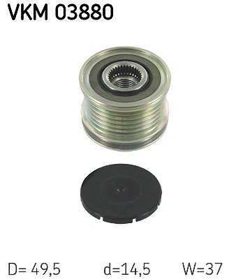 Skf Generatorfreilauf [Hersteller-Nr. VKM03880] für Ds (capsa), Mini, Ds, Peugeot, Citroën