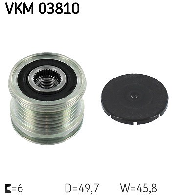Skf Generatorfreilauf [Hersteller-Nr. VKM03810] für Mercedes-Benz, Jeep