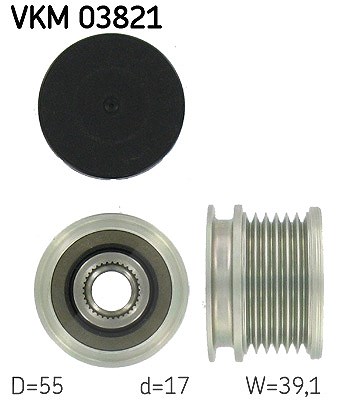 Skf Generatorfreilauf [Hersteller-Nr. VKM03821] für Mercedes-Benz
