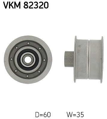 Skf Umlenk-/Führungsrolle, Zahnriemen [Hersteller-Nr. VKM82320] für Nissan