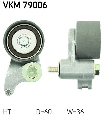 Skf Spannrolle, Zahnriemen [Hersteller-Nr. VKM79006] für Isuzu, Opel, Vauxhall