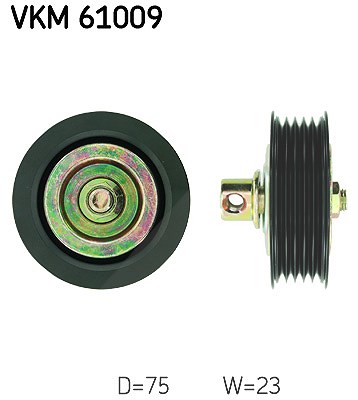 Skf Umlenk-/Führungsrolle, Keilrippenriemen [Hersteller-Nr. VKM61009] für Toyota
