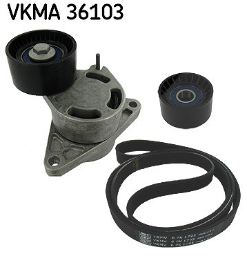 Skf Keilrippenriemensatz [Hersteller-Nr. VKMA36103] für Renault, Nissan, Opel, Vauxhall