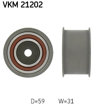 Skf Umlenk-/Führungsrolle, Zahnriemen [Hersteller-Nr. VKM21202] für VW, Audi, Skoda