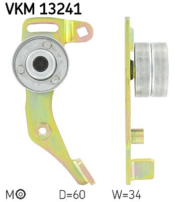 Skf Spannrolle, Zahnriemen [Hersteller-Nr. VKM13241] für Rover, Hyundai, Geo, Lada, Peugeot, Fiat, Citroën, Suzuki, Fso