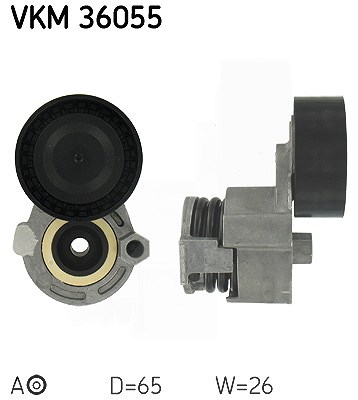 Skf Spannrolle, Keilrippenriemen [Hersteller-Nr. VKM36055] für Dacia, Renault, Nissan, Lada