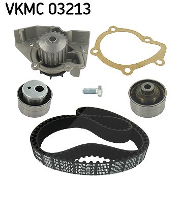 Skf Wasserpumpe + Zahnriemensatz [Hersteller-Nr. VKMC03213] für Lancia, Fiat, Peugeot, Citroën