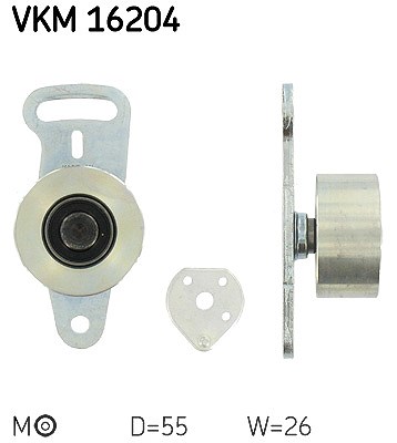 Skf Spannrolle, Zahnriemen [Hersteller-Nr. VKM16204] für Peugeot, Renault, Citroën