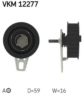 Skf Spannrolle, Zahnriemen [Hersteller-Nr. VKM12277] für Lancia, Alfa Romeo