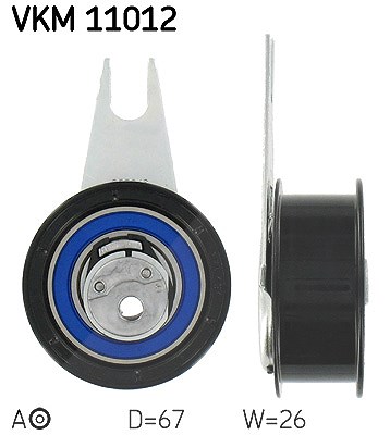 Skf Spannrolle, Zahnriemen [Hersteller-Nr. VKM11012] für Seat, Audi, VW