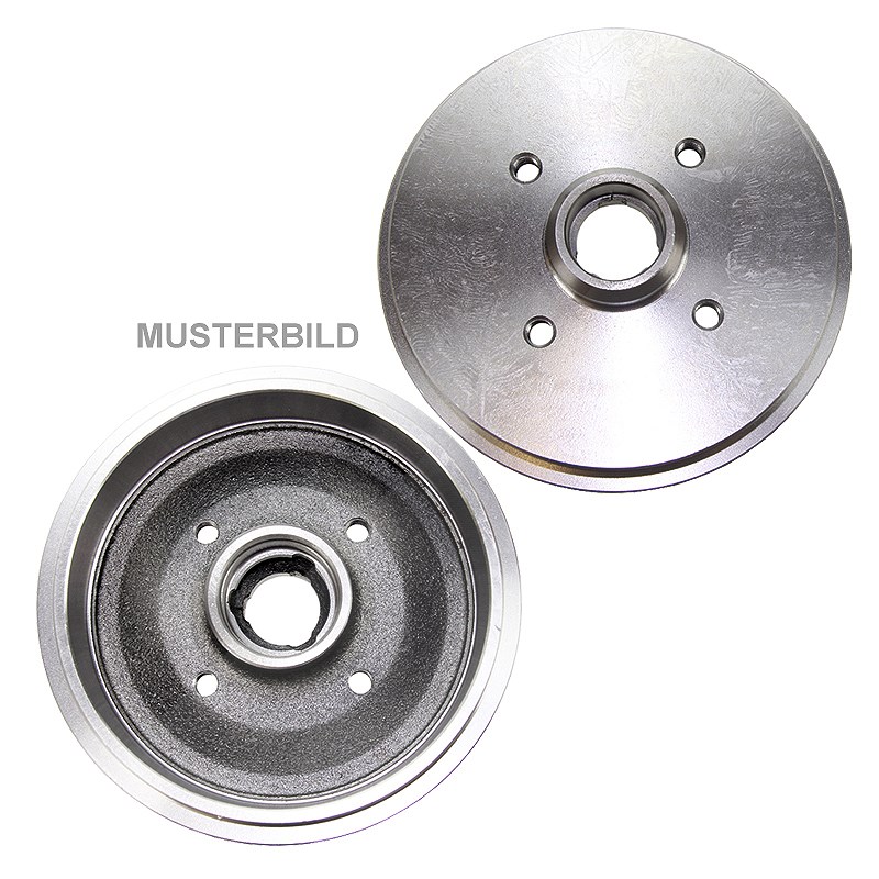 Bestprice 2x Bremstrommel Hinterachse [Hersteller-Nr. 34004554] für Mercedes-Benz