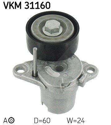 Skf Spannrolle, Keilrippenriemen [Hersteller-Nr. VKM31160] für Cupra, VW, Seat, Audi, Skoda