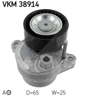 Skf Spannrolle, Keilrippenriemen [Hersteller-Nr. VKM38914] für Mercedes-Benz