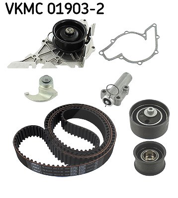 Skf Wasserpumpe + Zahnriemensatz [Hersteller-Nr. VKMC01903-2] für Audi
