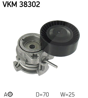 Skf Spannrolle, Keilrippenriemen [Hersteller-Nr. VKM38302] für BMW