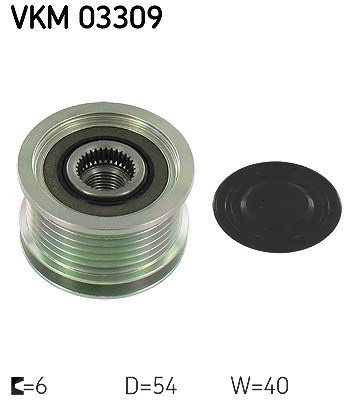Skf Generatorfreilauf [Hersteller-Nr. VKM03309] für Mitsubishi, Peugeot, Citroën, Ford