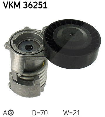 Skf Spannrolle, Keilrippenriemen [Hersteller-Nr. VKM36251] für Ford, Volvo