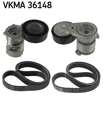 Skf Keilrippenriemensatz [Hersteller-Nr. VKMA36148] für Ford, Volvo