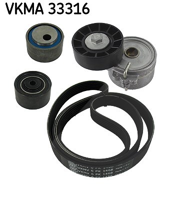 Skf Keilrippenriemensatz [Hersteller-Nr. VKMA33316] für Fiat, Citroën, Peugeot