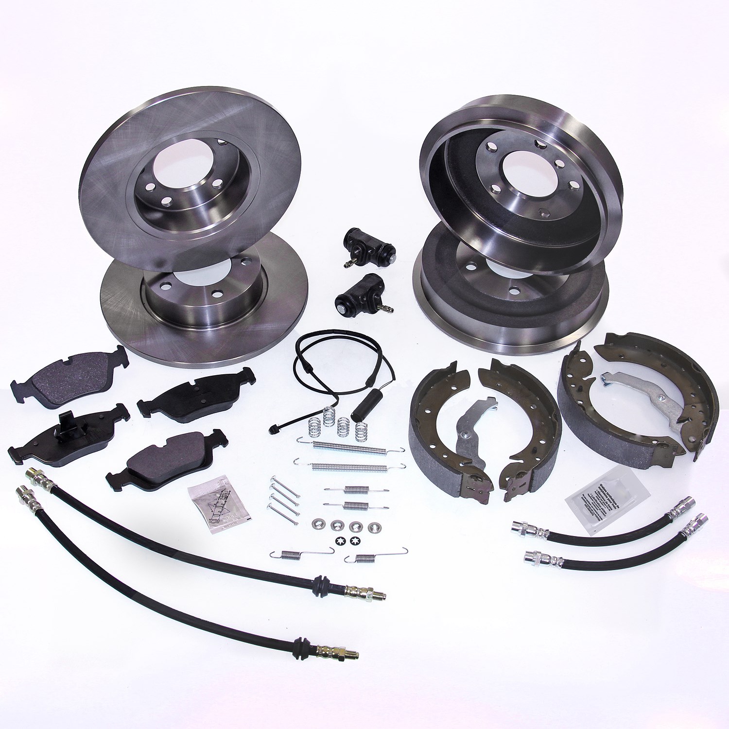 Bestprice Bremsscheiben Voll + Bremsbeläge mit VWK Vorne [Hersteller-Nr. 10604133] für BMW