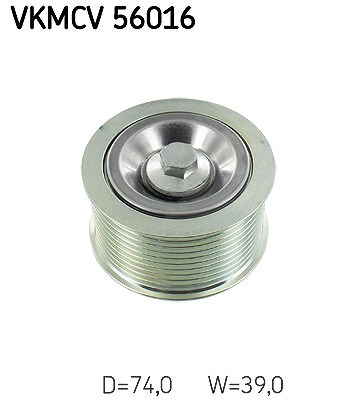 Skf Umlenk-/Führungsrolle, Keilrippenriemen [Hersteller-Nr. VKMCV56016]