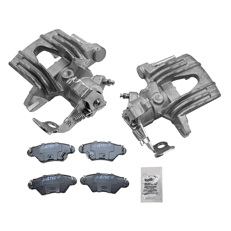 Bestprice 2x Bremssattel + Bremsbeläge Hinterachse [Hersteller-Nr. 10604458] für Vauxhall, Opel