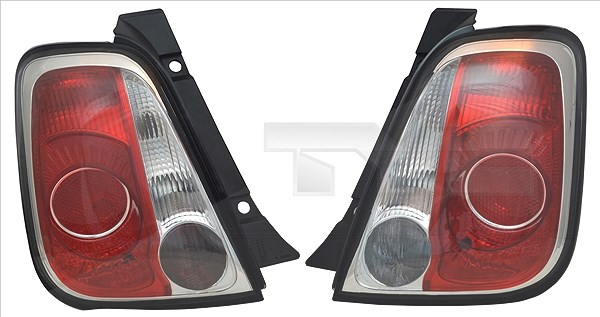 Tyc Heckleuchte [Hersteller-Nr. 11-11284-21-2] für Fiat, Abarth