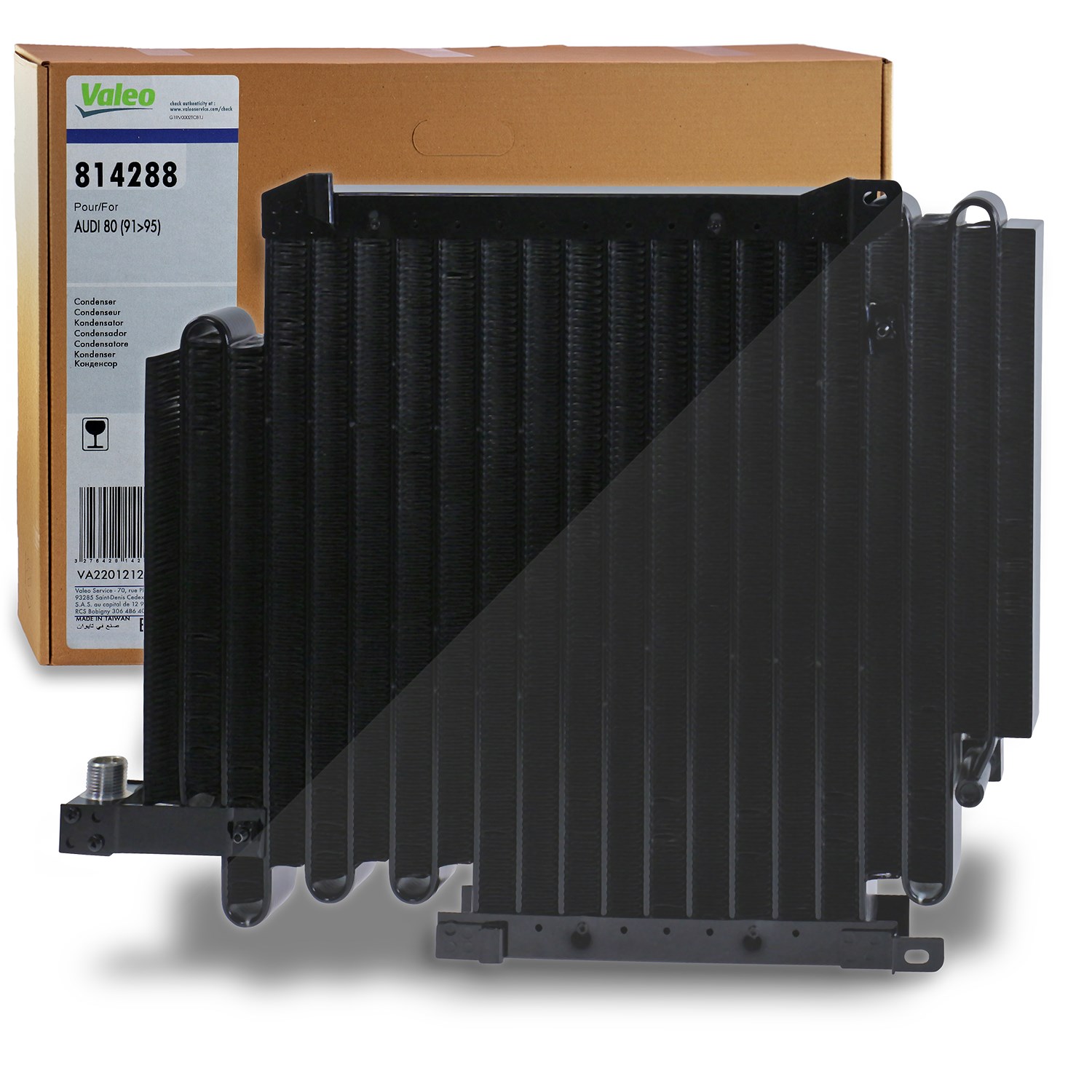 Valeo Kondensator, Klimaanlage [Hersteller-Nr. 814288] für Audi