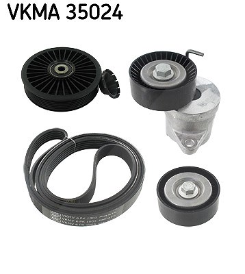 Skf Schwarz Keilrippenriemen Vkma 35024 - Satz - Höhe 106 Mm Länge 330 Mm Breite 141 Mm - Oe Qualität - Bild 5