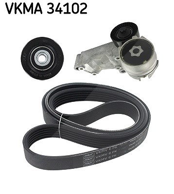 Skf Keilrippenriemensatz [Hersteller-Nr. VKMA34102] für Ford