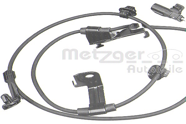 Metzger Autoteile Sensor, Raddrehzahl [Hersteller-Nr. 09001151] für Toyota, Subaru