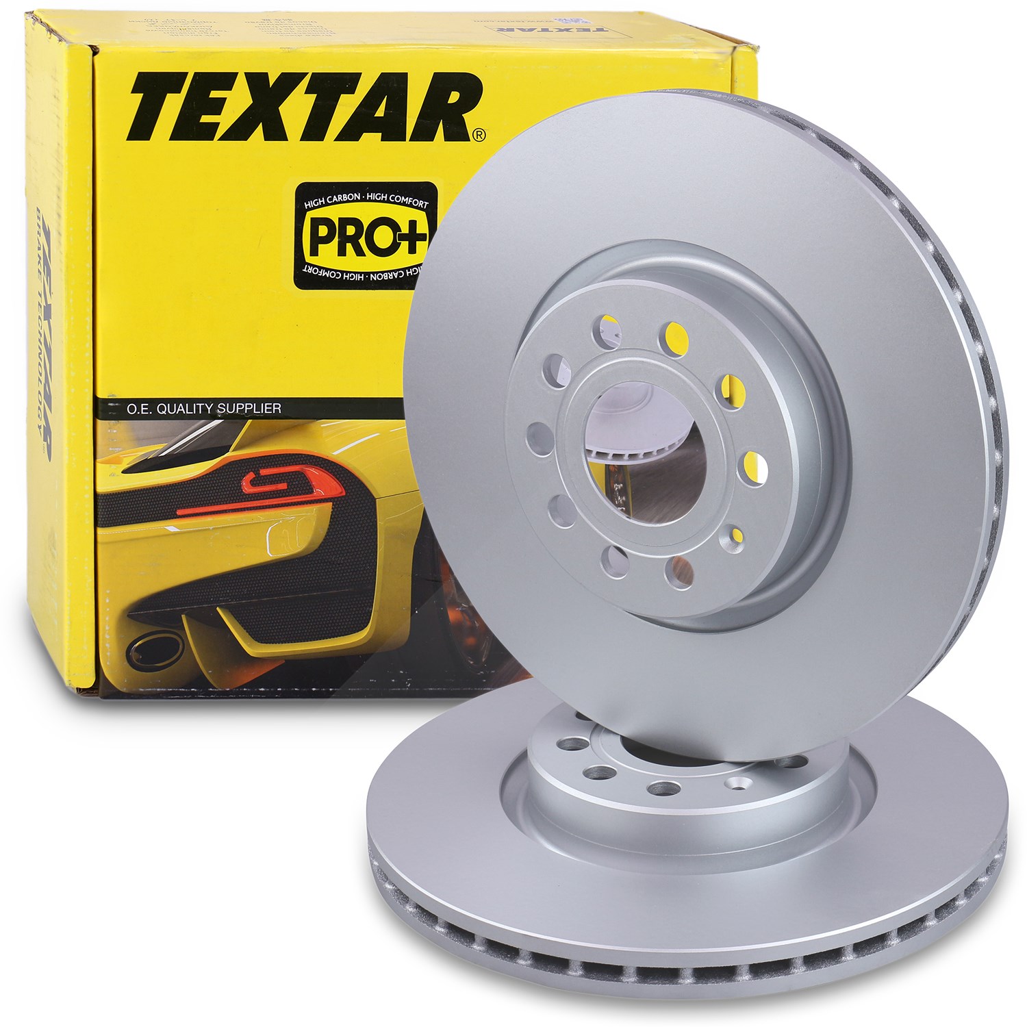 Textar 2x Bremsscheibe belüftet Vorne [Hersteller-Nr. 40378702] für Ford, Audi, Skoda, Cupra, Seat, VW